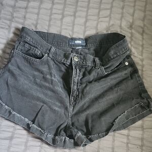 Aeropostale Women's Dark Gray Jean Shorts